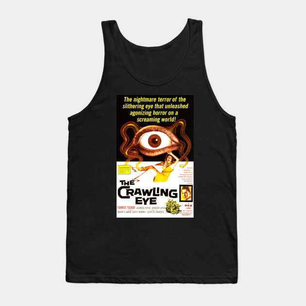 Classic Science Fiction Movie Poster - The Crawling Eye Tank Top by Starbase79